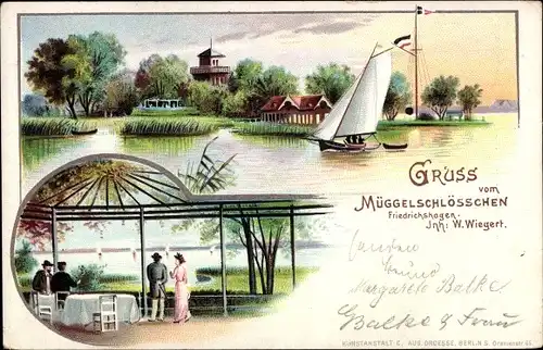 Litho Berlin Köpenick Friedrichshagen, Restaurant Müggelschlösschen