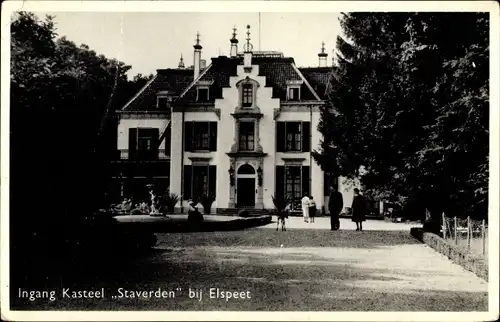 Ak Elspeet Gelderland, Schloss Staverden