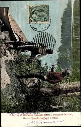 Ak Temagami Ontario Kanada, Granite Lake, Grand Trunk Railway System