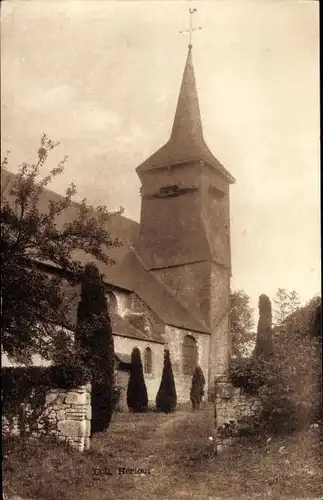 Ak Gerberoy Oise, der alte Glockenturm