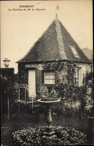 Ak Gerberoy Oise, Der Pavillon von Herrn le Sidaner