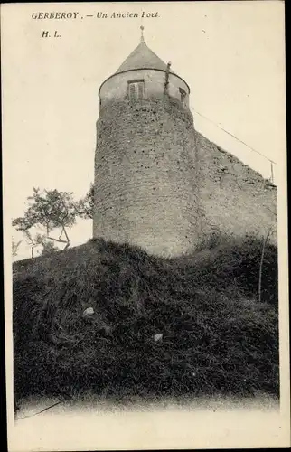 Ak Gerberoy Oise, eine alte Festung