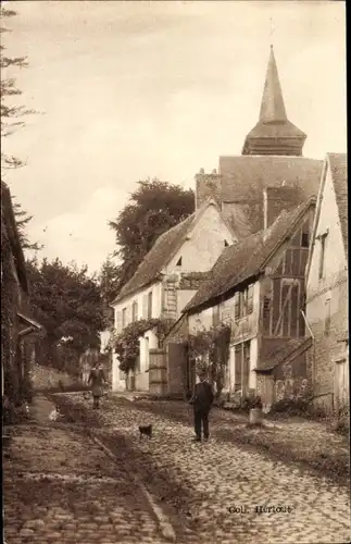 Ak Gerberoy Oise, Rue du Vidame