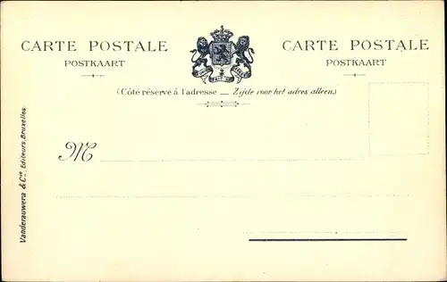 Ak Bruxelles Brüssel, Rathaus