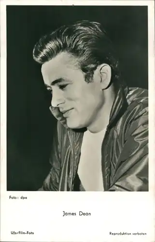 Ak Schauspieler James Dean, Portrait