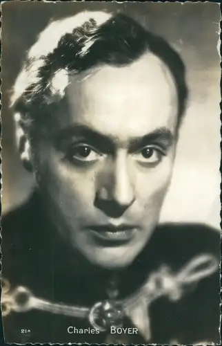 Ak Schauspieler Charles Boyer, Portrait