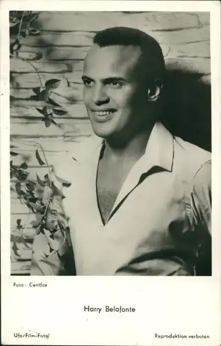 Ak Schauspieler Harry Belafonte, Portrait