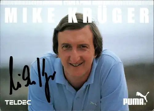 Ak Schauspieler und Komiker Mike Krüger, Portrait, Autogramm