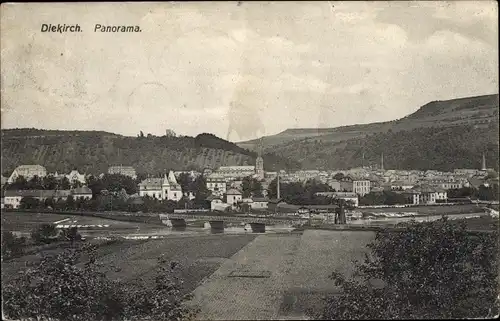 Ak Diekirch Luxemburg, Panorama