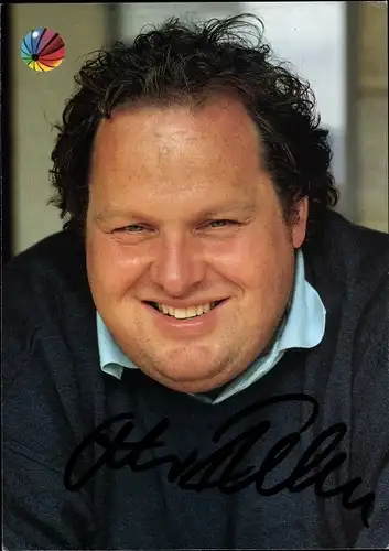 Ak Schauspieler und Kabarettist Ottfried Fischer, Autogramm