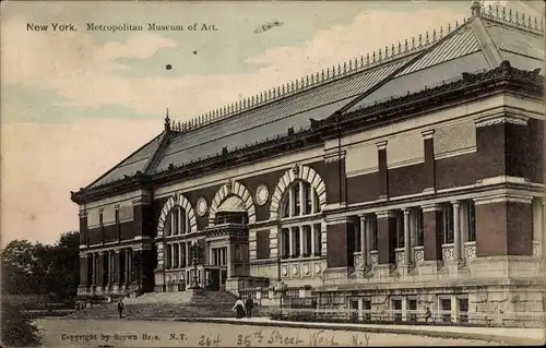 Ak New York City USA, Metropolitan Museum of Art