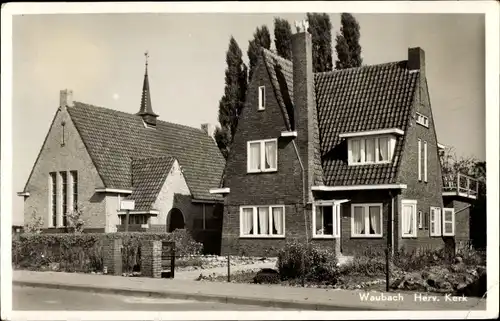 Ak Waubach Limburg Niederlande, Reformierte Kirche