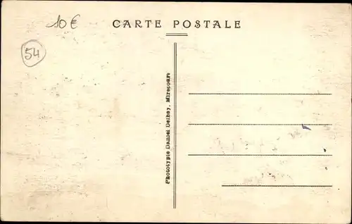 Ak Manoncourt in Vermois Meurthe et Moselle, Eingang zum Dorf