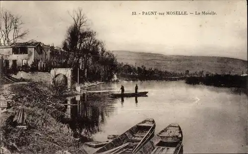 Ak Pagny sur Moselle Meurthe et Moselle, Moselle