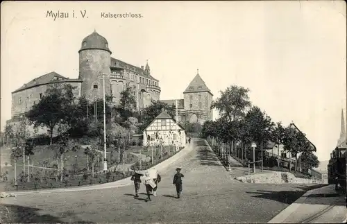 Ak Mylau Reichenbach im Vogtland, Kaiserschloss