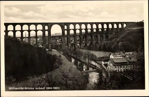 Ak Mylau Reichenbach im Vogtland, Göltzschtalbrücke