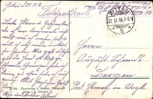 Ak Zittau in der Oberlausitz, Krematorium