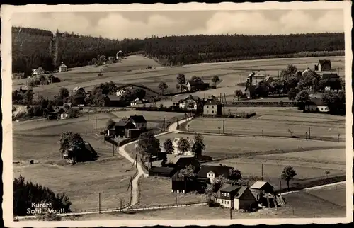 Ak Sohl Bad Elster im Vogtland, Panorama, Gasthof zur Krone