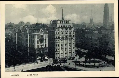 Ak Hamburg Mitte Altstadt, Stella-Haus