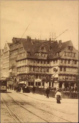 Ak Hamburg Mitte Altstadt, Roosenbrücke