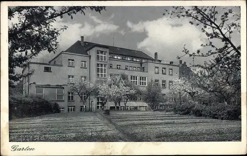 Ak Speyer am Rhein, St. Vincentius Krankenhaus, Garten