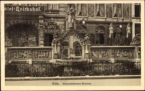 Ak Köln am Rhein, Heinzelmännchen Brunnen