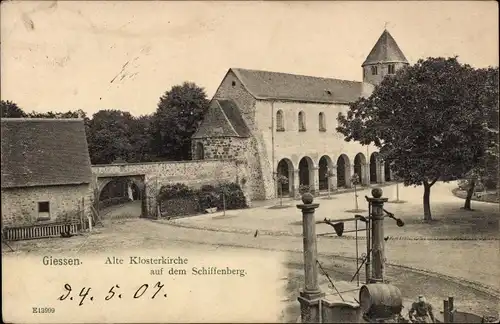 Ak Gießen an der Lahn Hessen, Klosterkirche auf dem Schiffenberg