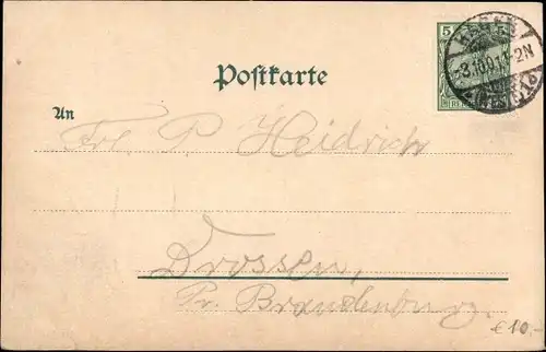 Litho Hagen in Westfalen, Stadtpanorama, Rathaus, Stadtgarten