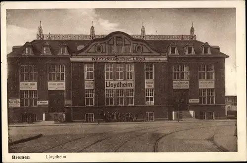 Ak Hansestadt Bremen, Lloydheim