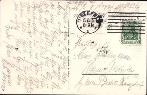 Ak Spenge in Westfalen, Cigarrenfabriken Leopold Engelhardt Biermann