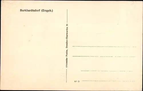 Ak Burkhardtsdorf im Erzgebirge, Panorama