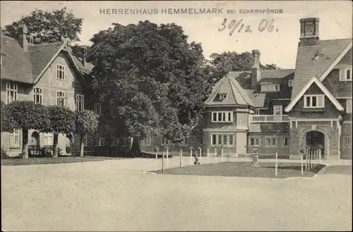 Ak Gut Hemmelmark Barkelsby Schwansen in Schleswig, Herrenhaus