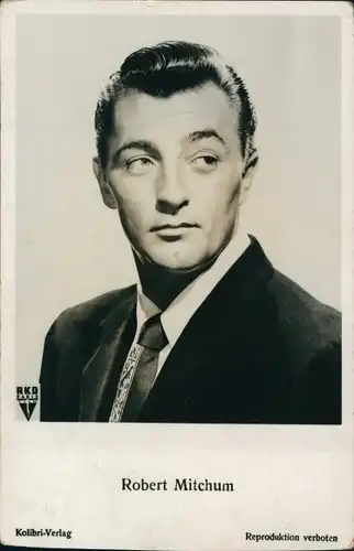 Ak Schauspieler Robert Mitchum, Portrait