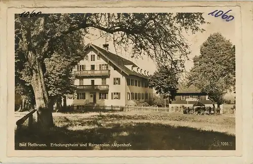 7 Glasnegative Bad Heilbrunn in Oberbayern, Kurpension Alpenhof, Isartal