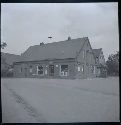 9 Zelluloid Negative Aschwarden Schwanewede in Niedersachsen, Mühle, Haus, Wald