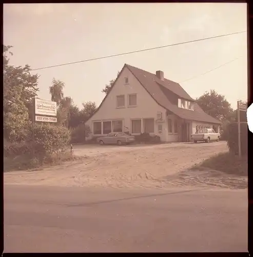 9 Zelluloid Negative Schwanewede in Niedersachsen, Haus, Louge, Speisesaal