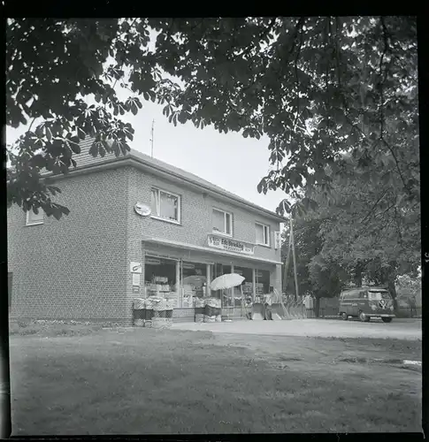 6 Zelluloid Negative Beckeln in Oldenburg, Bach, Geschäft, Straße