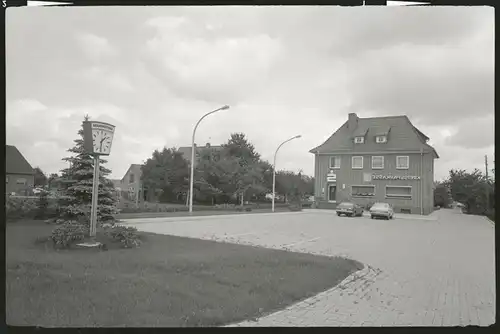 10 Zelluloid Negative Ehrenburg in Niedersachsen, Geschäft, Schule, Kirche