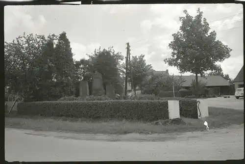 10 Zelluloid Negative Ehrenburg in Niedersachsen, Geschäft, Schule, Kirche