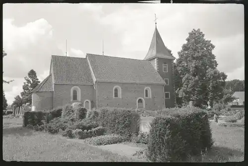 10 Zelluloid Negative Ehrenburg in Niedersachsen, Geschäft, Schule, Kirche