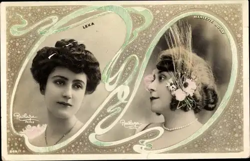 Ak Portraits Sängerinnen Mariette Sully, Leka