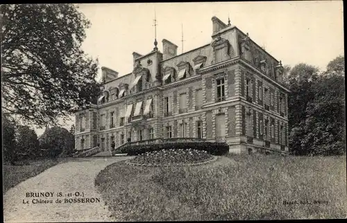 Ak Brunoy Essonne, Le Chateau de Bosseron