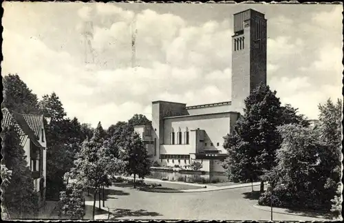 Ak Hilversum Nordholland Niederlande, Rathaus