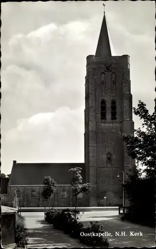 Ak Oostkapelle Walcheren Zeeland, N. H. Kirche