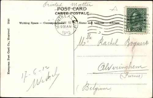 Ak Montreal Kanada, Raddampfer, Starke Strömung