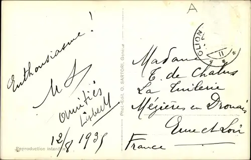 Ak Caux Montreux Kanton Waadt, Teilansicht, Vogelschau