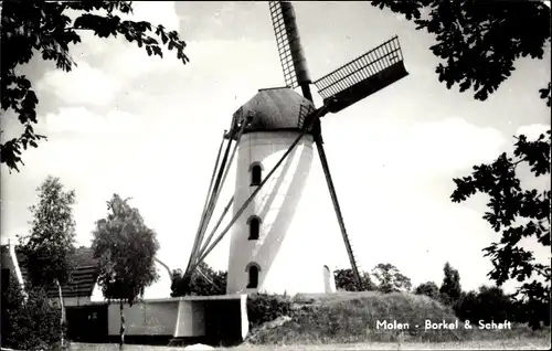 Ak Borkel und Schaft Nordbrabant Niederlande, Mill