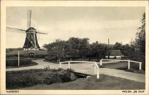 Ak Nunspeet Gelderland, Mill De Duif