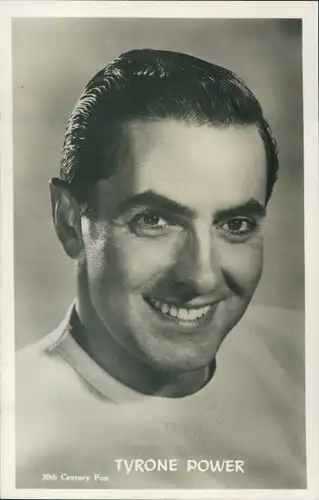 Ak Schauspieler Tyrone Power, Portrait