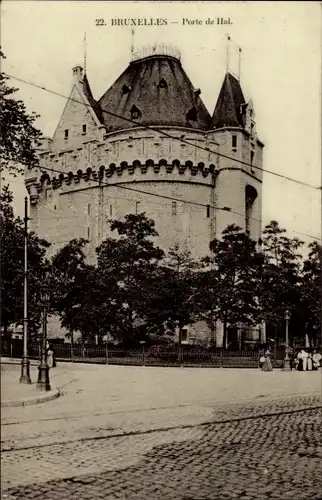 Ak Bruxelles Brüssel, Porte de Hal